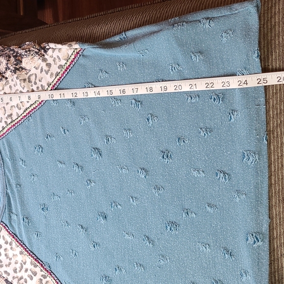 Bibi Mixed Print Blouse - Picture 10 of 11